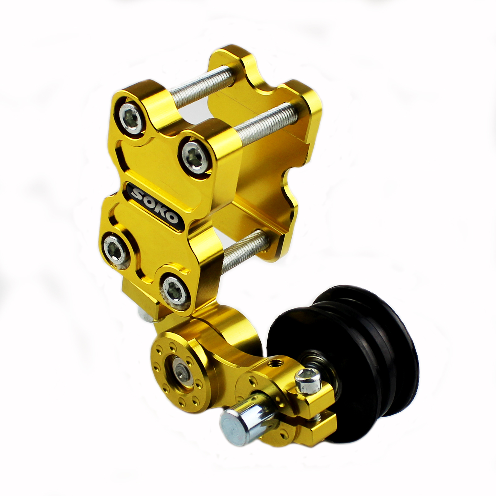 AluminumRubberChainTensionerForMotorcycleATVChopperBikeHarleyNew